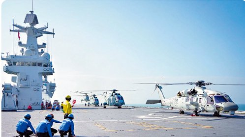 解放军密集演训 黄海实弹射击历时三天