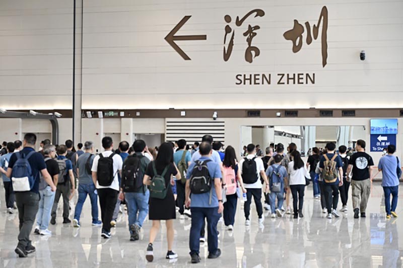 (有片)皇岗港方口岸区举行首次大型演练