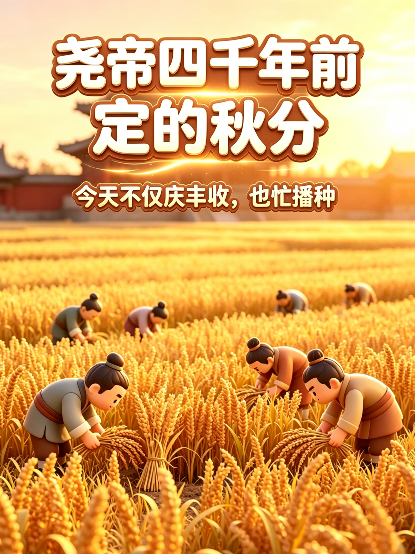 (有片)尧帝四千年前定的秋分,今天不仅庆丰收 也忙播种